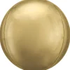 White Gold Orbz Balloon, 16in
