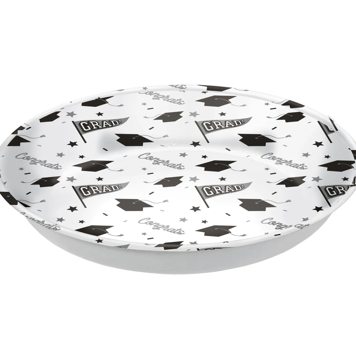 White Graduation Serving Bowl