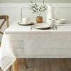 White Lace Tablecloth, 60in x 104in