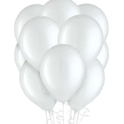 White Latex Balloons, Assorted Options