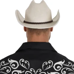 White Modern Western Cowboy Hat