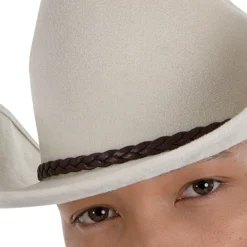 White Modern Western Cowboy Hat