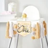 Winnie the Pooh 1st Birthday High Chair Banner with Tassels