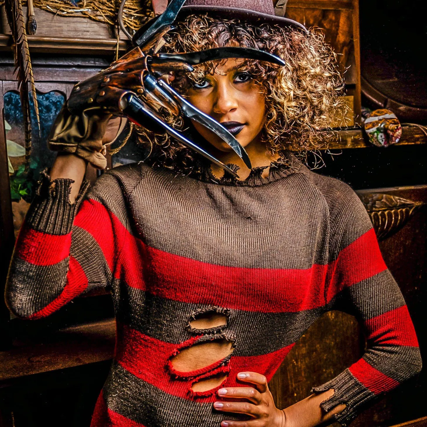 Women's A Nightmare on Elm Street Miss Freddy Krueger Costume