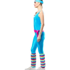 Women's Barbie Classic Exercise Barbie Costume - Deluxe