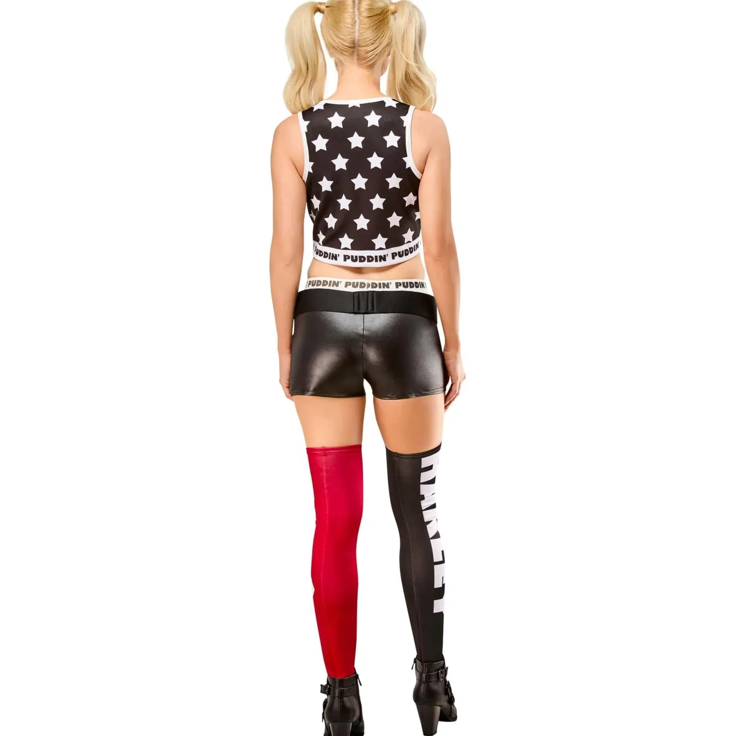Women's Batman Harley Quinn Costume - Deluxe