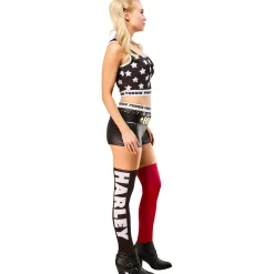 Women's Batman Harley Quinn Costume - Deluxe