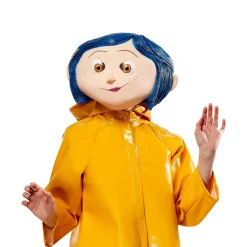 Women's Coraline Overhead Latex Mask - Deluxe