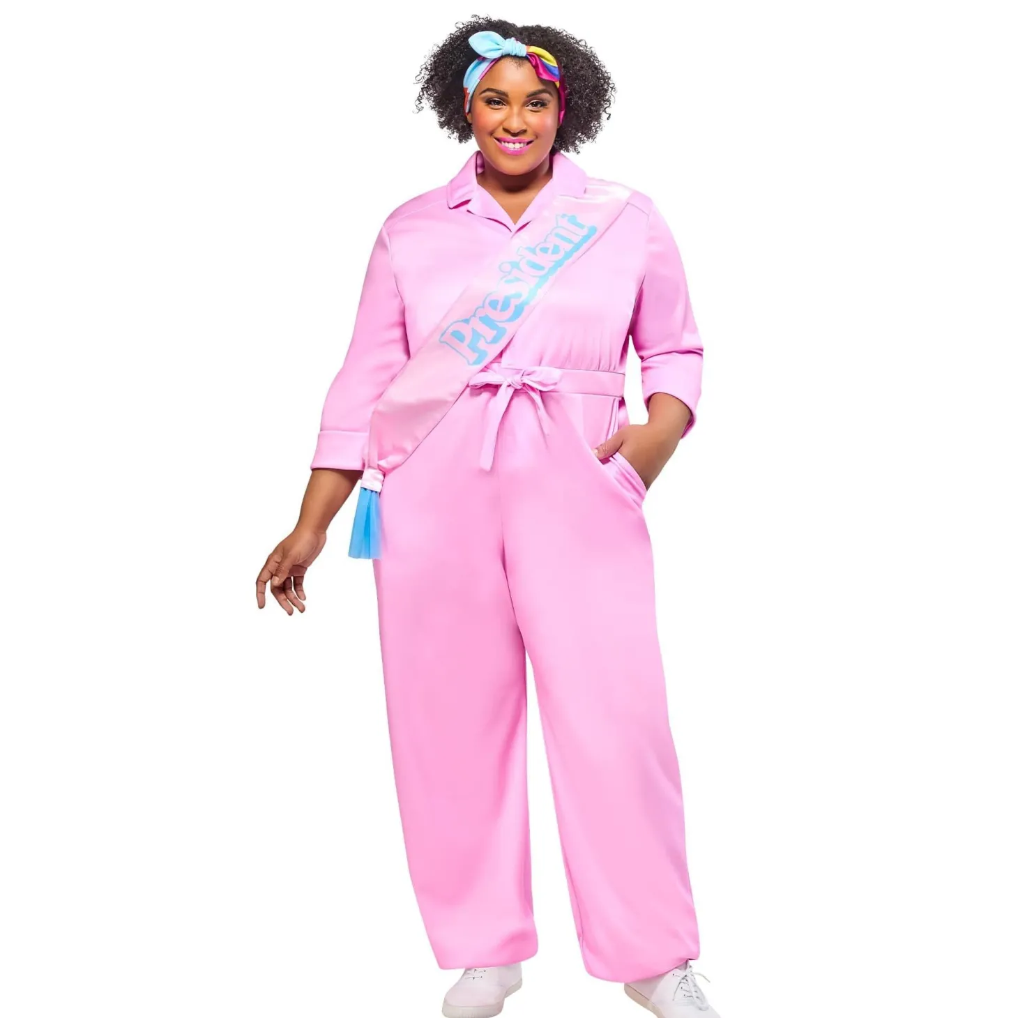 Women's Plus Size Barbie Movie President Barbie Costume