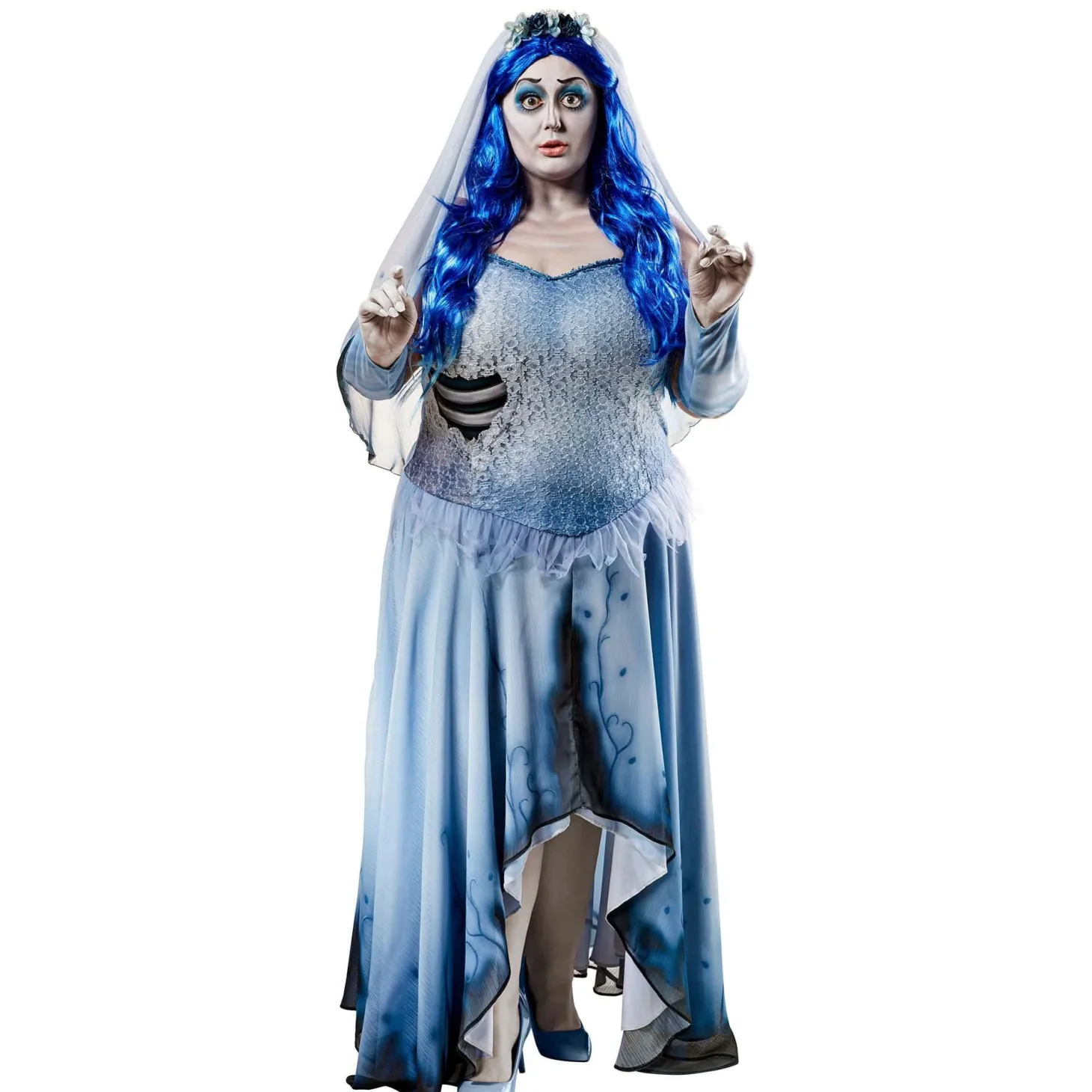 Women's Plus Size Corpse Bride Emily Costume