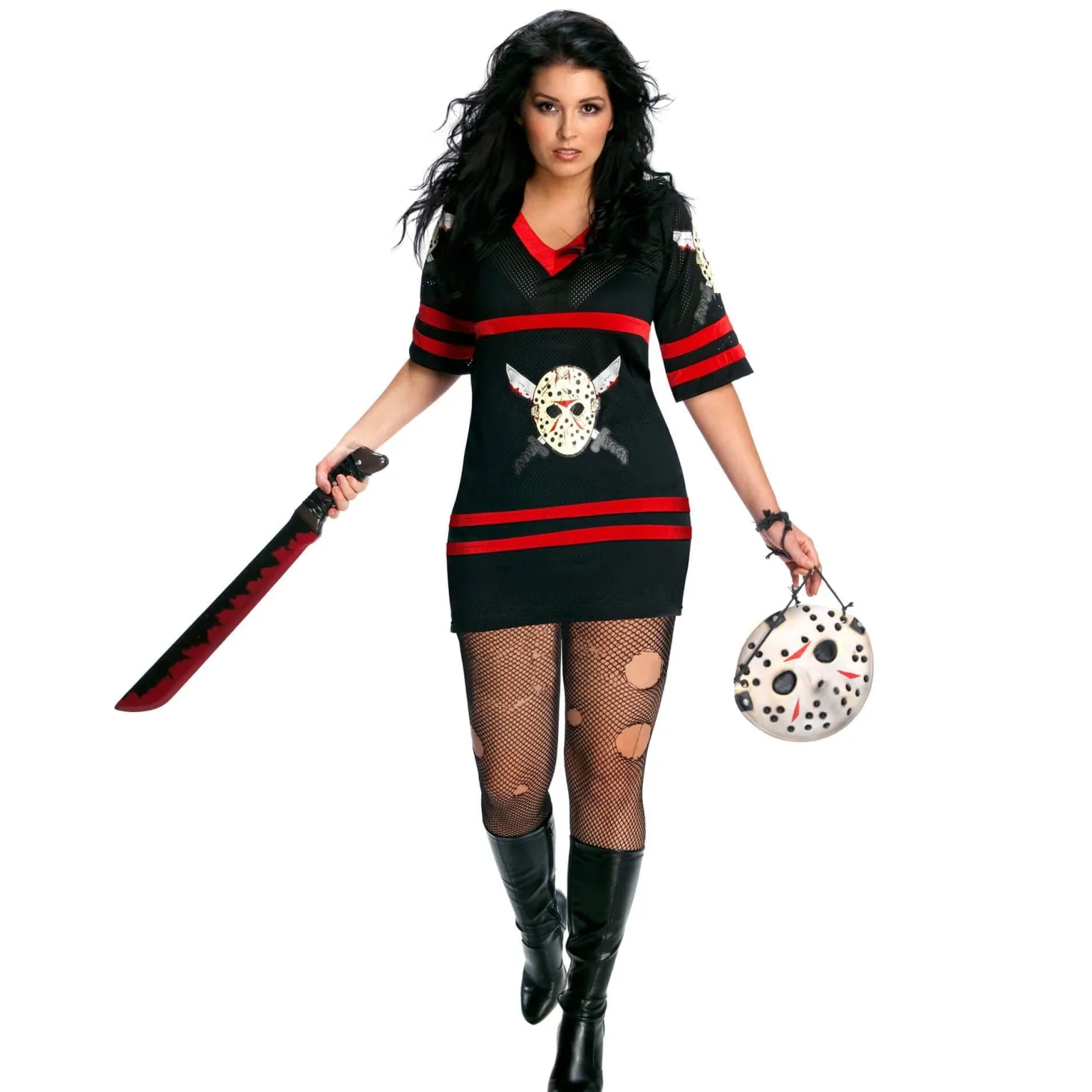 Women's Plus Size Friday the 13th Jason Voorhees Dress Costume