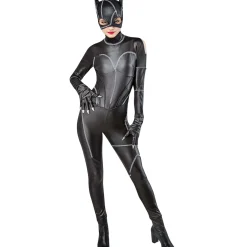 Women's 1990's Batman Catwoman Costume with Mask