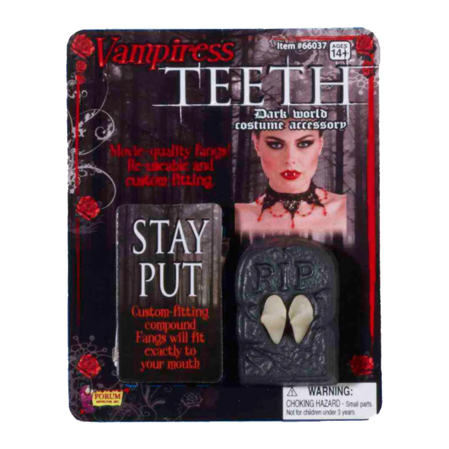 Women's Stay Put Vampiress Fangs