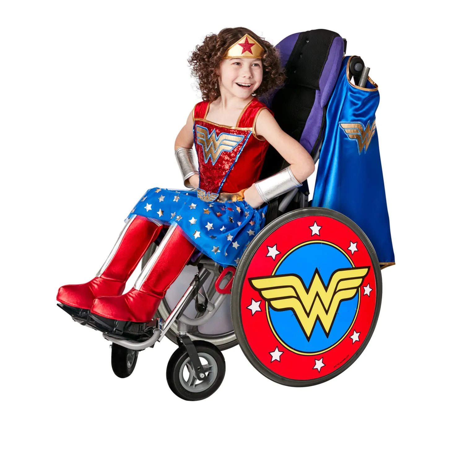 Wonder Woman Superhero Wheelchair Wheel Covers
