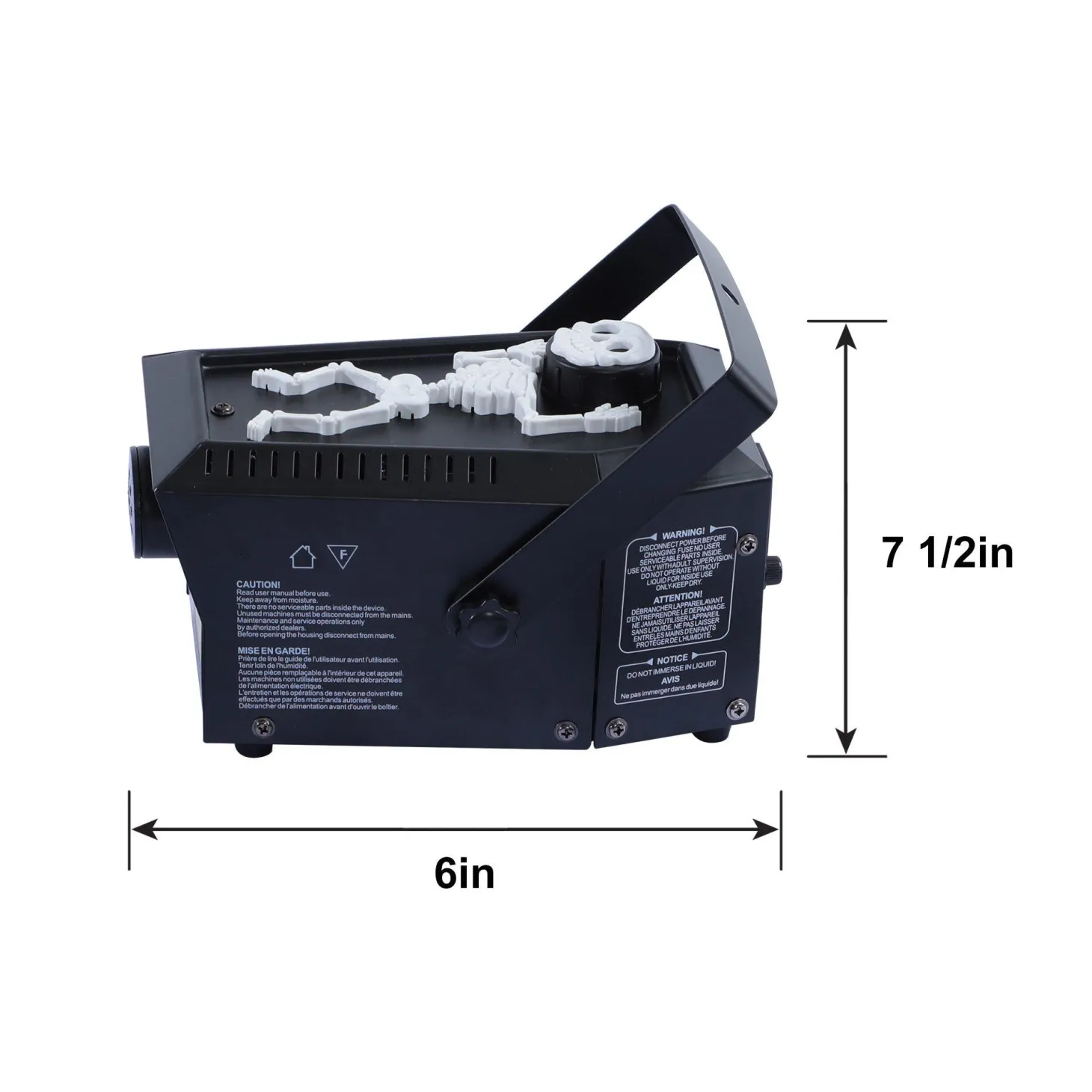 400W Skeleton Coffin Fog Machine